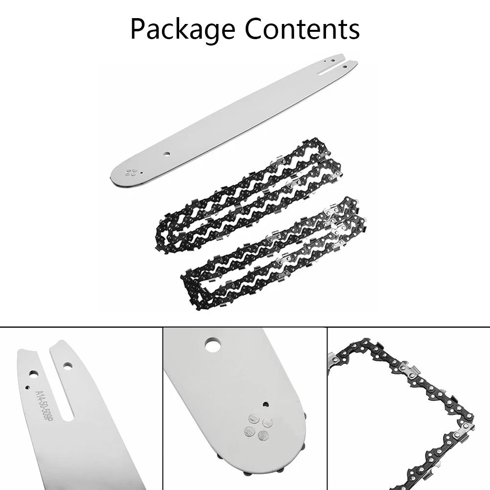 

Steel Silver 37inch 3/8" Chainsaw 14'' Chains For Stihl Chainsaws 017 MS170 HT70 MSE160 3mm Hole Replacement Parts