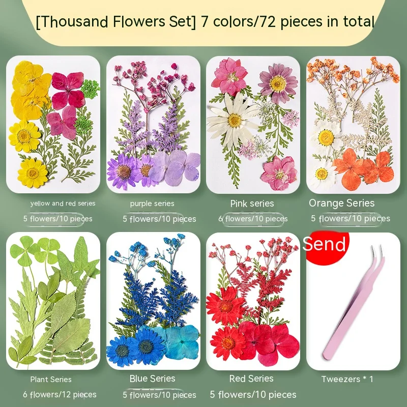 4pcs Bronze Flower Bookmarks - Vintage Dried Flower Metal Book Markers For Readers