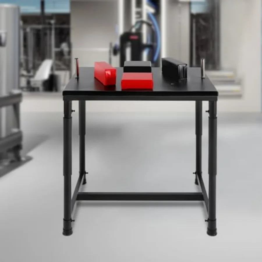 Professional Arm Wrestling Table, Standard Arm Wrestling Battle Table with Adjustable Elbow Pads, Standard Wrist Stand Arm Stren