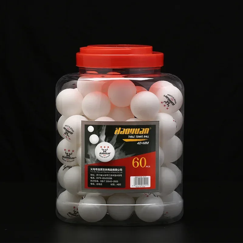 60PCS 3-Star Ping Pong Balls 6