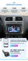 Auto Radio za VW Polo golf 5 6 Plusat Pass B6 Jetta Tiguan Touran Sharan Scirocco Caddy Seat 4
