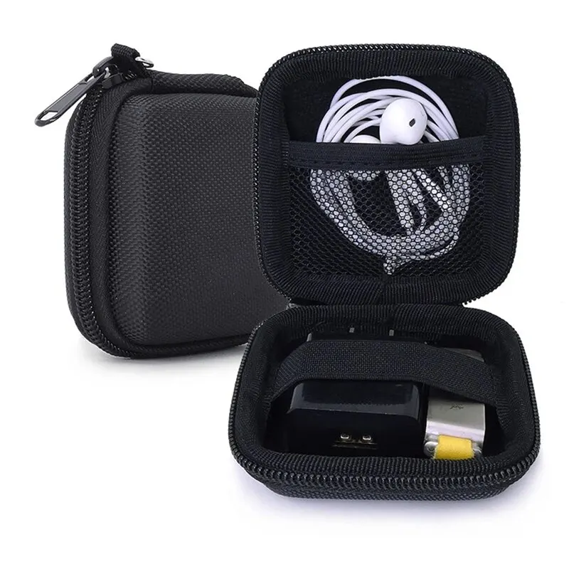 Portable Earphone Storage Bag Data Cable Organizer Bag Multifunctional Digital Gadgets Case For Charger U Disk Protective Cover 5