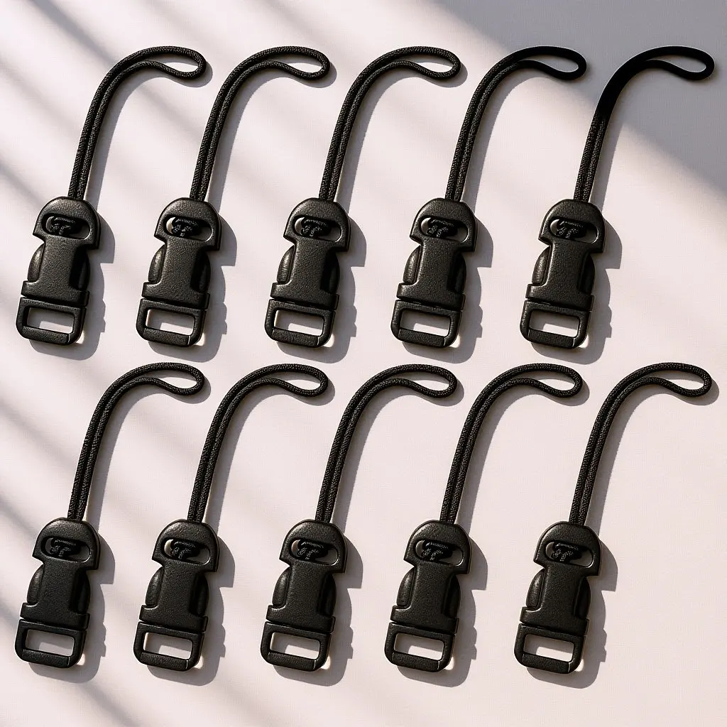 10Pcs 퀵 릴리스 카메라 스트랩 커넥터 끈홀 마운트용 Qd 루프 어댑터 도구 필요 없음 13Mm 나일론 루프 카메라