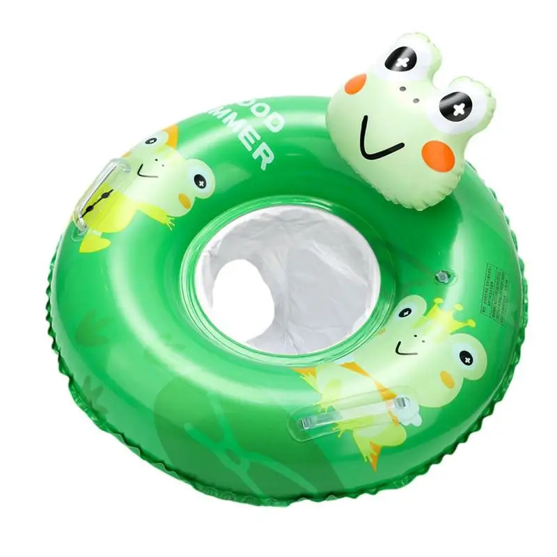 

Kid Floater Inflatable Waterproof Skin-Friendly Frog Shape Ring Float For Pool Waterproof Skin-Friendly Swim Trainer Funny