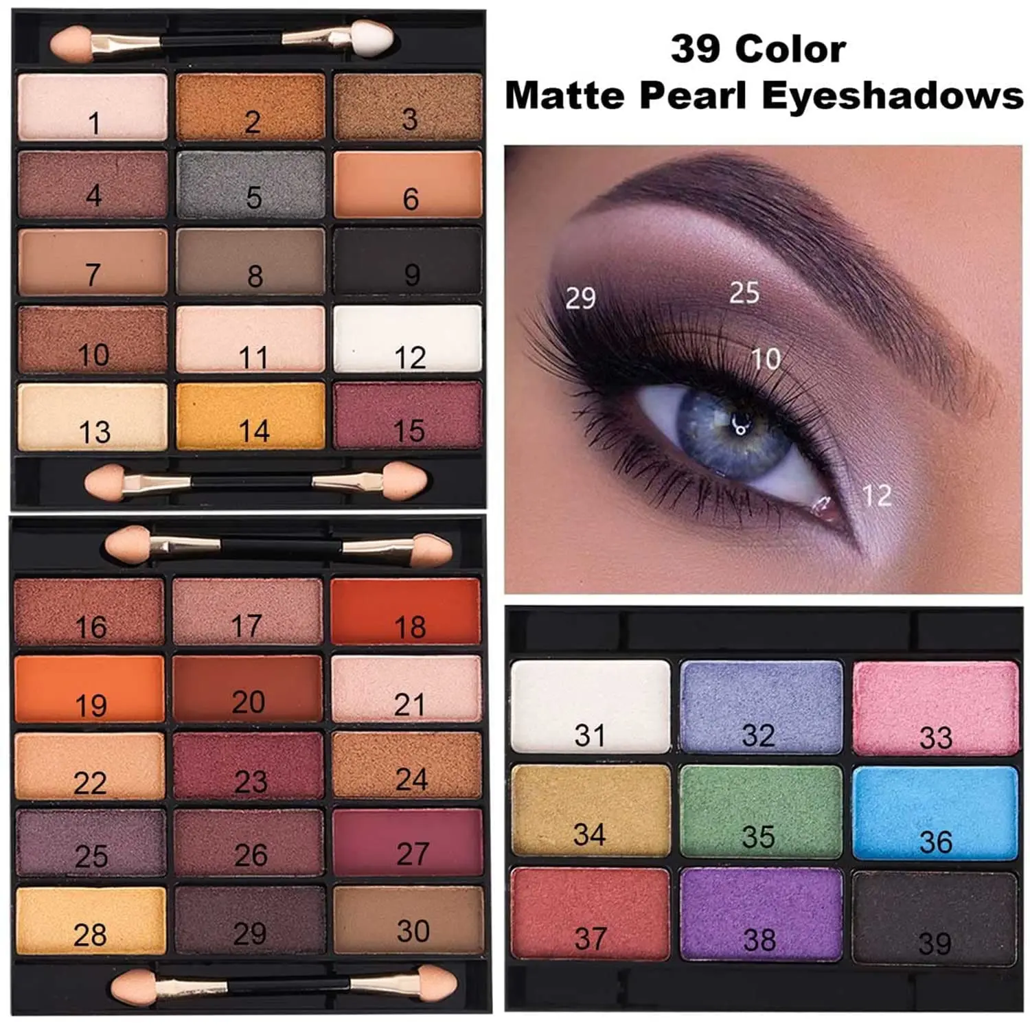 58-color professional makeup kit image 4