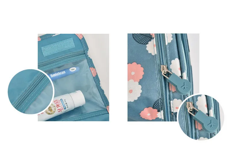 Nylon Hook Up Cosmetic Bag Women Travel Toiletries Storage Bag High Quality Waterproof Makeup Pouch Ladies Make-up Beauty Bag Nylon Hook Up Cosmetic Bag Women Travel Toiletries Storage Bag High Quality Waterproof Makeup Pouch Ladies Make-up Beauty Bag