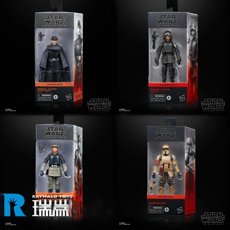 

Cartoon Anime Original Hasbro Star Wars Black Serie Andor Imperial Officer Dark Times Action Figure Model Toy Collection Gift