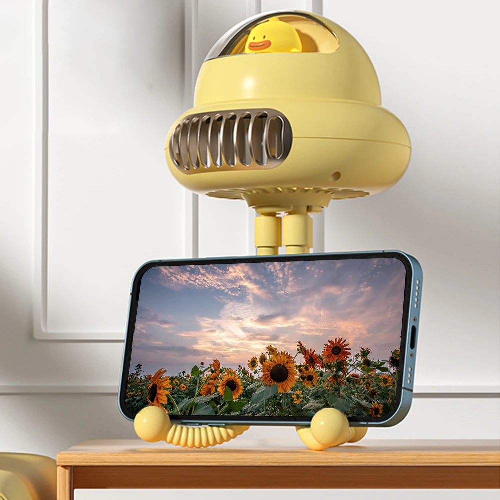 USB Rechargeable Octopus Tripod Fan