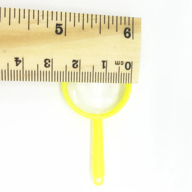 5/10pcs Mini 2" Magnifying Glasses Plastic Pocket Children Detective Explorer Crafts Colorful Party Favors Toys Gifts for Kids 6