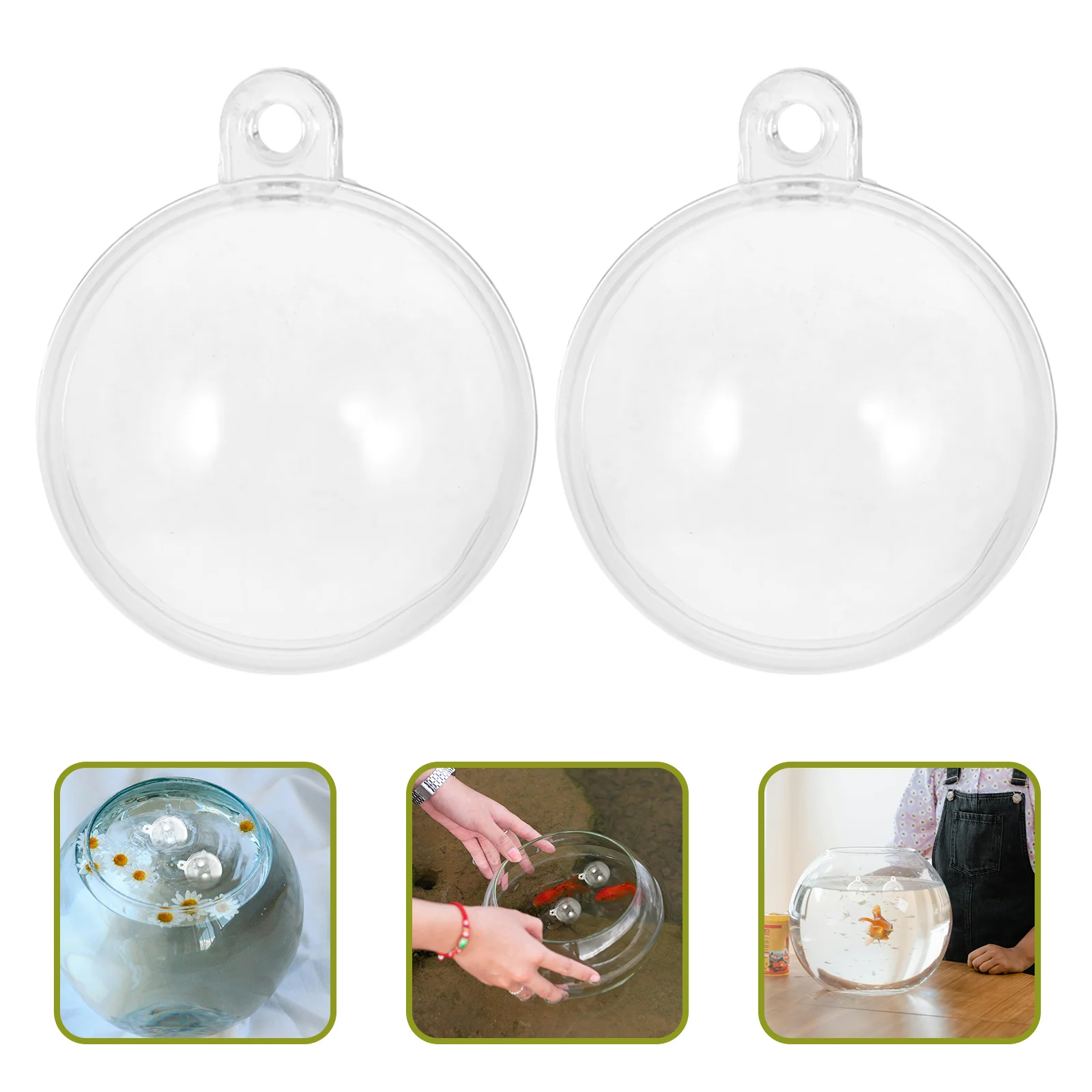 10 Pcs Floating Ball Props Aquarium Balls Decoration Accessories Clear Floats Ornament