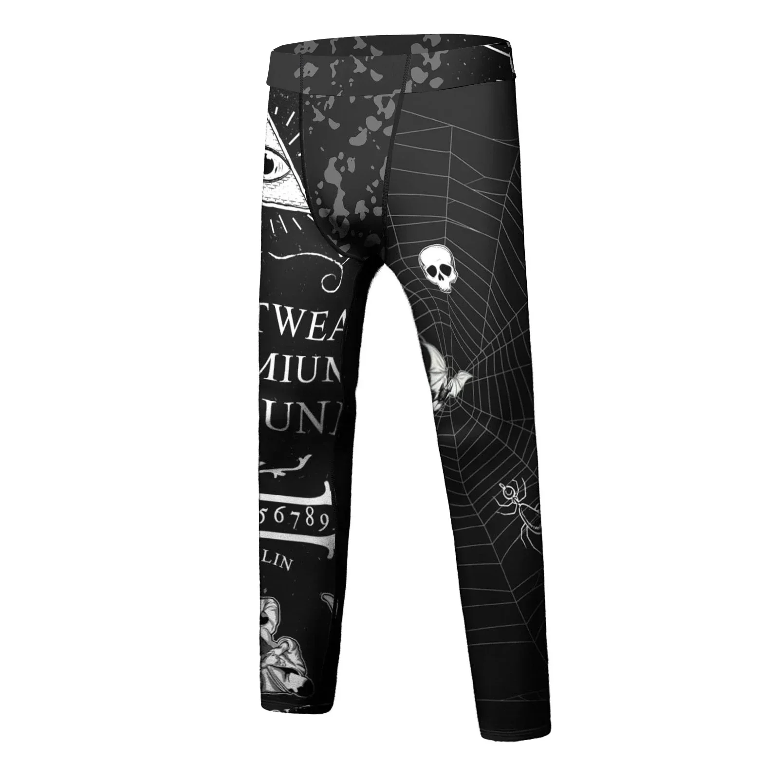 Kids MMA BJJ Compression Pants Children Jiu Jitsu Muay Thai Boxing Trousers Boys Exercise Training Tights Sport Running Leggings
