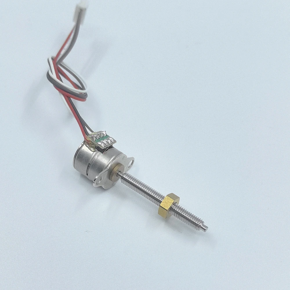 passo de precisao motor passo 2 fases 4 fios 10mm 23mm 5v 02