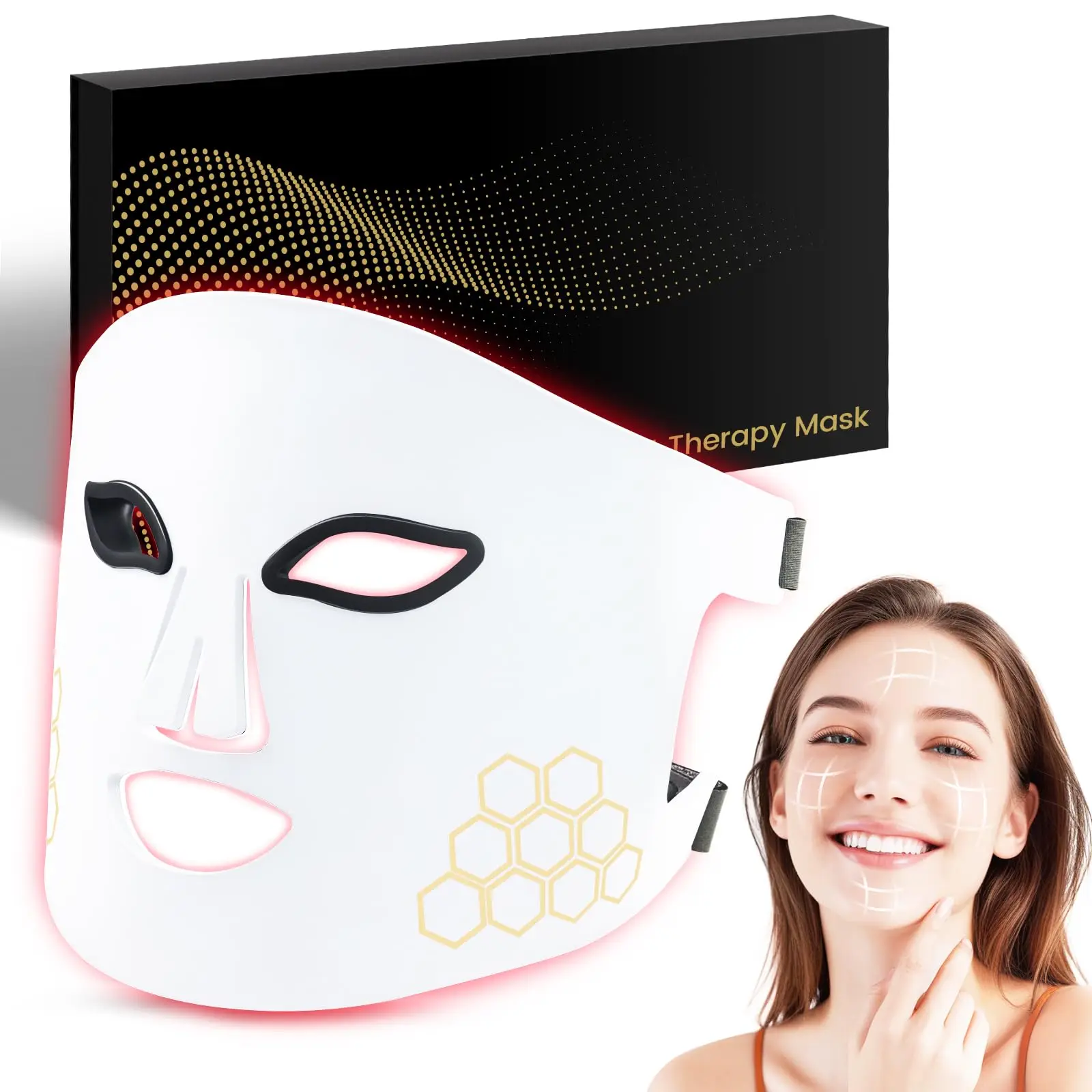 White LED MASK