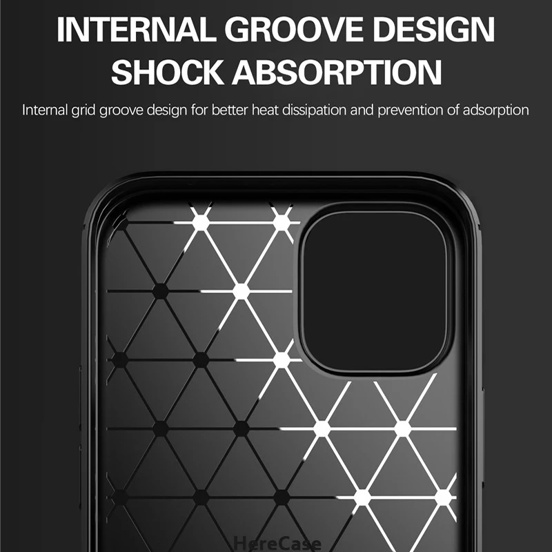 Sleek Carbon Fiber TPU Phone Case s
