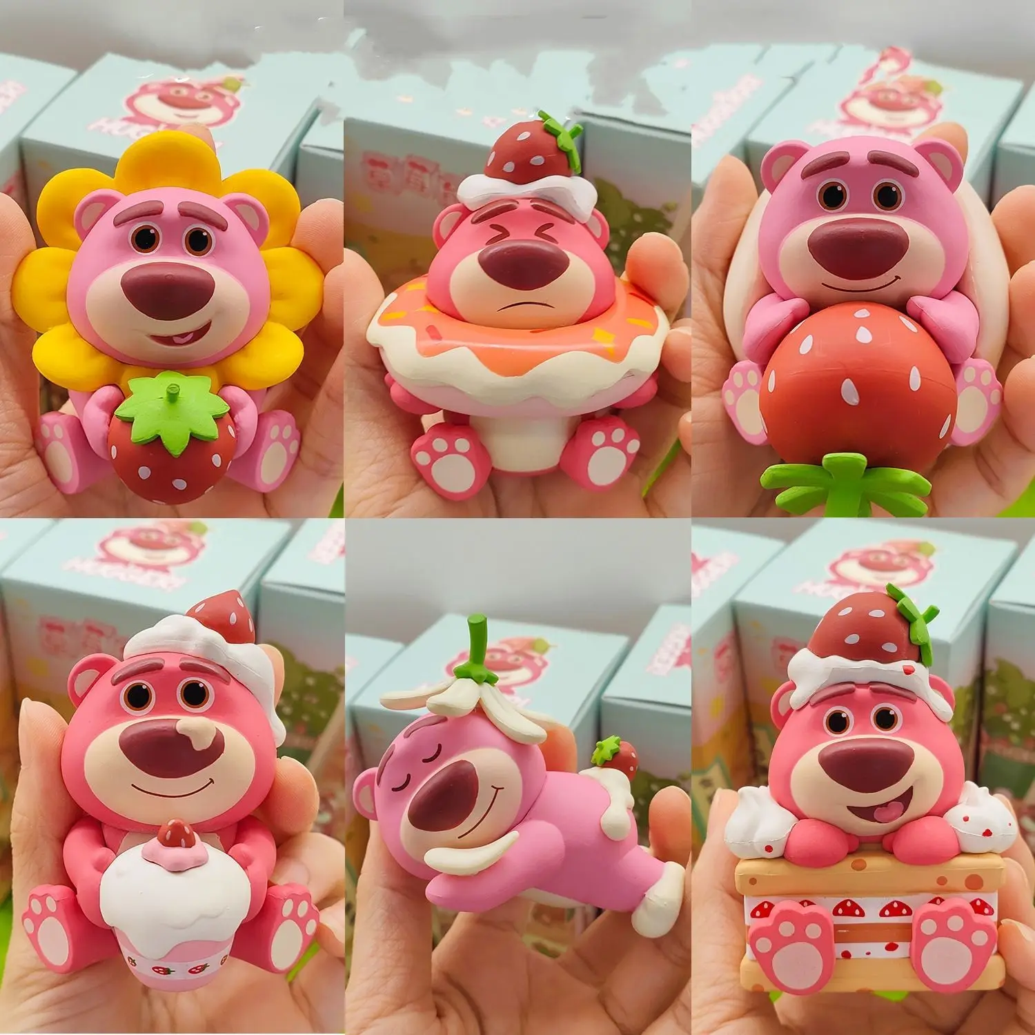

Hot Selling Lotso Blind Box Handmade Office Doll Internet Celebrity Cute Butt Bear Car Desktop Ornament Cake Birthday Gift Doll