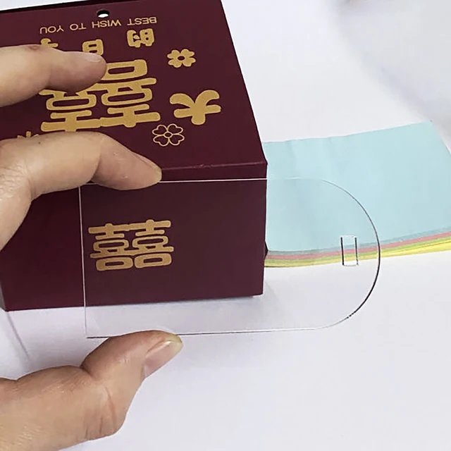 100 Targhette Trasparenti In Acrilico Per Matrimoni - Etichette Regalo, Segnaposto Fai Da Te - Foto 9