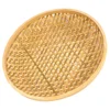 Fruits Basket Bamboo Woven Snack Plate Storage (large Size) Decorative Desktop Tray Manual Serving Food 6