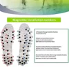 VIP New Unisex Feet Massage Insoles Magnetic Weight Loss Acupressure Slimming Insoles Foot Care Shoe Gel Inserts Insoles 3