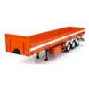 3 Axles 1/14 Metal Semi Trailer Spare Parts Accessories for Toys Remote Control Tractor Car RC Dump Trucks Vehicle THZH1997 1