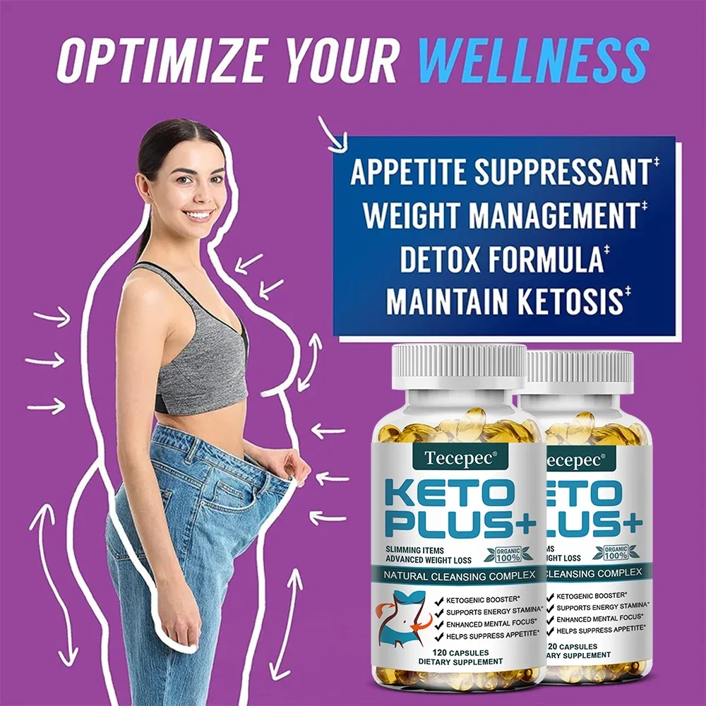 Ketogenic Capsules-Body Fat Burner Weight Loss Capsules Ketogenic Overall Health, Appetite Suppression, Weight Management
