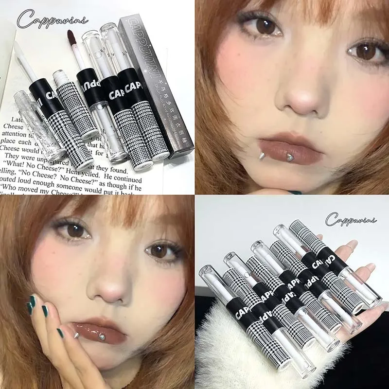 Water Light Lip Gloss Milk Coffee Jelly Lipstick Long Lasting Waterproof Matte Turn Mirror Lip Glaze Raincoat Mud Cosmetics