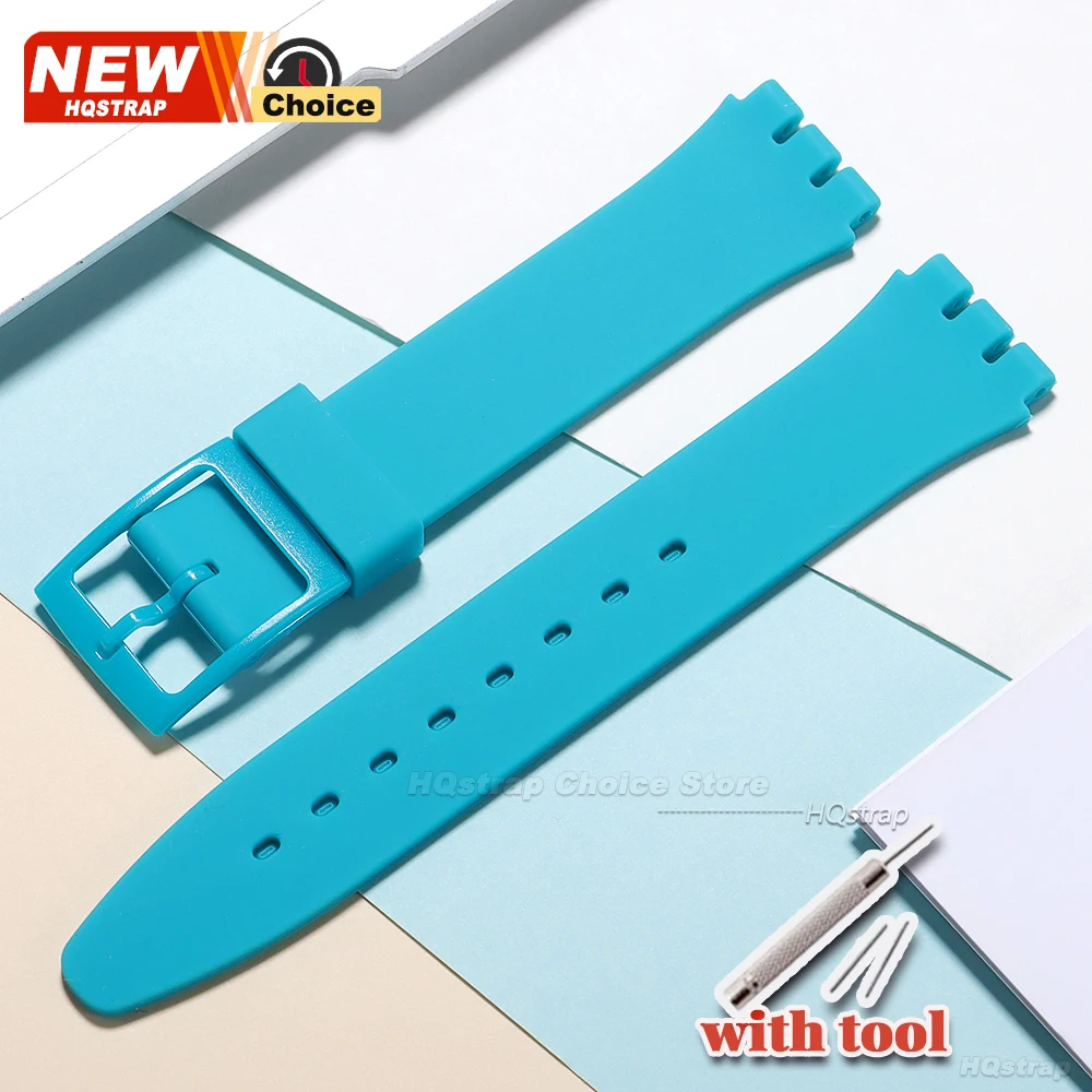 Vibrant Silicone Sport Strap - Waterproof Rubber Wristband with Tool