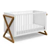 3-in-1 Convertible Crib (Vintage Driftwood) Easily Converts to Toddler Bed & Daybed, 3-Position Adjustable 1