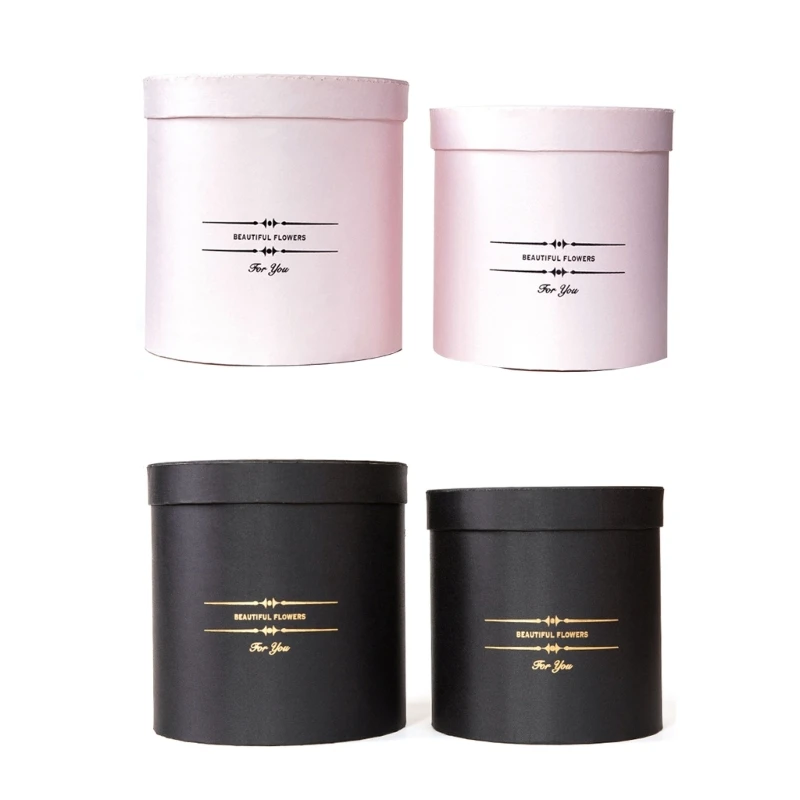 

Round Rose Flower Packaging Boxes Decorations Valentine Day Gifts Supplies