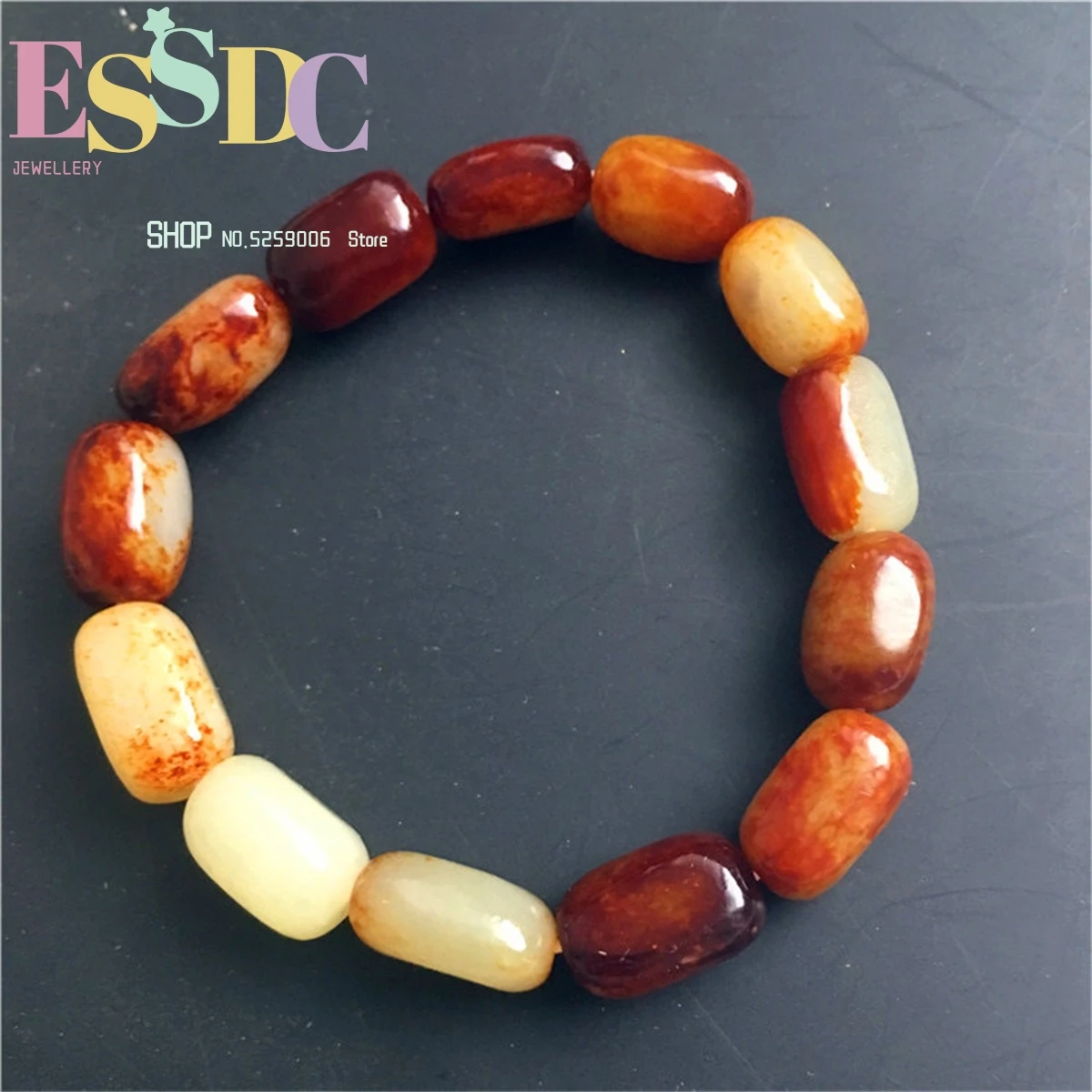 

Dropship Natural Xinjiang Hetian Jadeite Rough Stone Bracelet Female Diy Beads Original Color With Certificate Great Gift