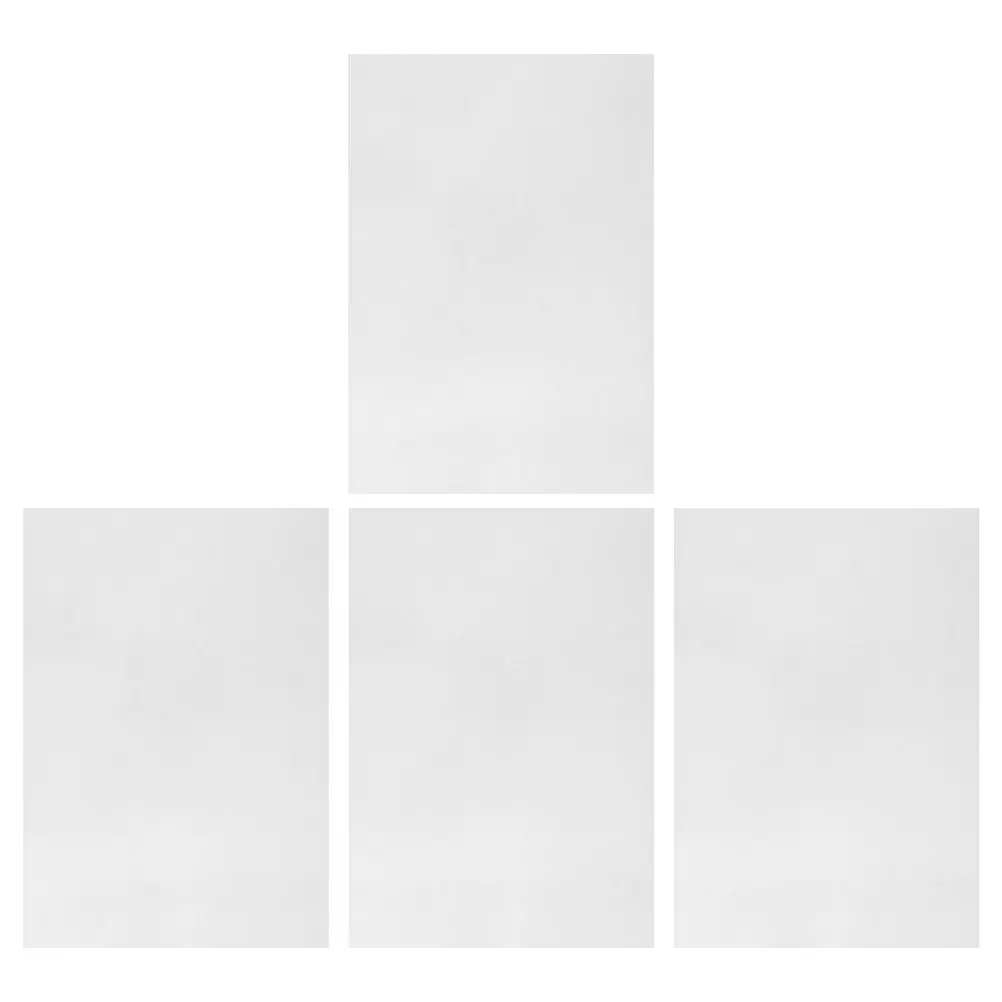 4Pcs 나이트 수축 시트 DIY 수공예품을 위한 부드러운 투명 수축 시트 열수축 예술 공예품 만들기
