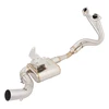 Motorcycle Exhaust Pipe Header Tube Stainless Steel Box Front Link Pipe Connect 51mm Muffler For kawasaki Z650 NINJA650 17-23
