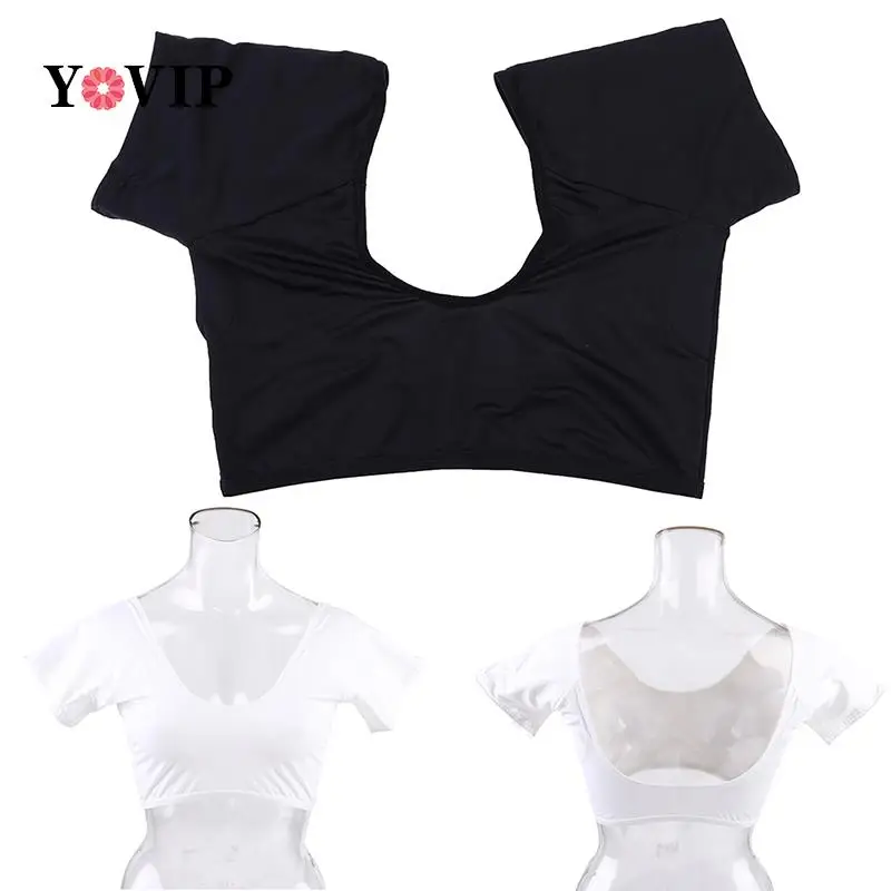 

1PC Reusable T-shirt Shape Sweat Pads Washable Underarm Armpit Sweat Pads Perfume Absorbing Guards Shield Desodorante for Women