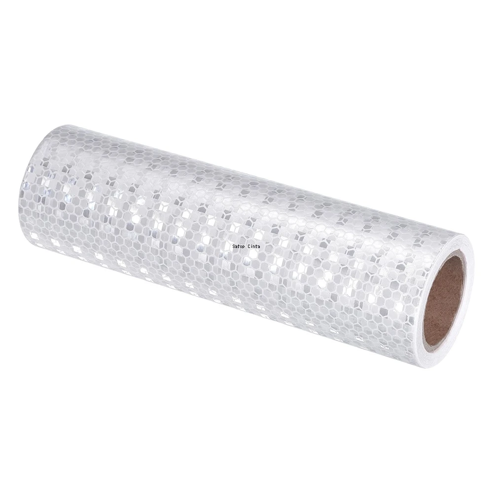 Nastro Riflettente Autoadesivo Bianco - 5 Cm X 10 M, Impermeabile, Per Sicurezza - Foto 9