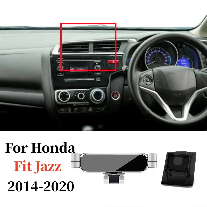 Автомобильный держатель для телефона для Honda Fit Jazz 2014, 2015, 2016, 2017, 2018, 2019, 2020, Стайлинг, кронштейн, GPS-подставка, поворотные автомобильные аксессуары