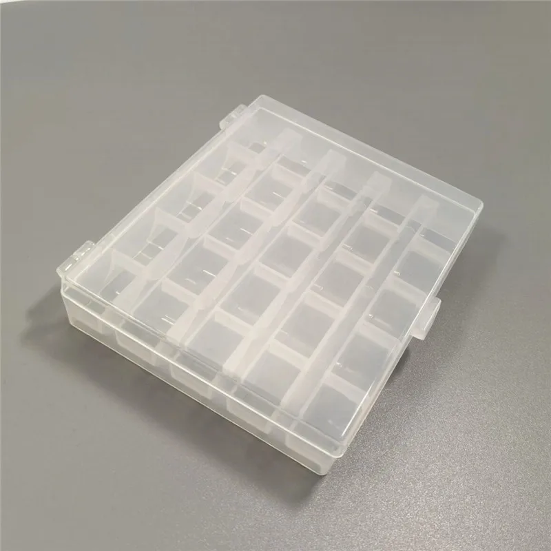 1 Paquet De 25 Fentes Vides Bobines Bobines Boîte, Achine Canette