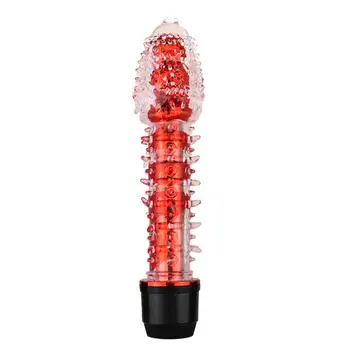 Soft Glue  Electric Thruster Sex Wand Bright Color G Spot Stimulator Stimulator   for Indoor 3