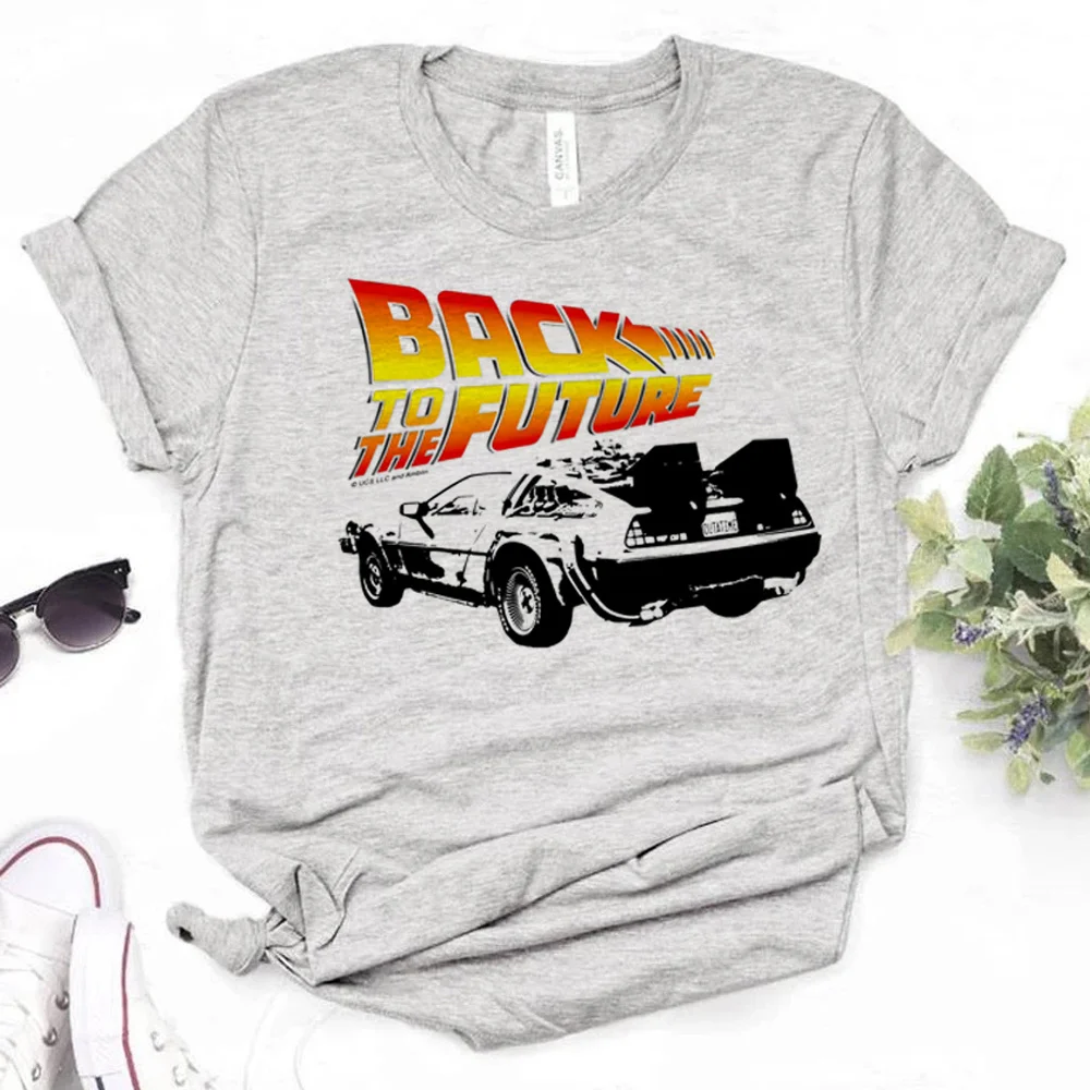 

Back To The Future tshirt women Y2K comic top female y2k clothes