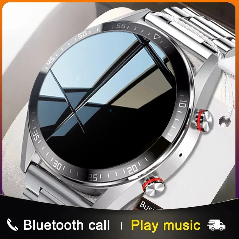 2022 New 454*454 Screen Smart Watch Always Display Time Bluetooth Call TWS Earphones Local Music Smartwatch For iOS Android