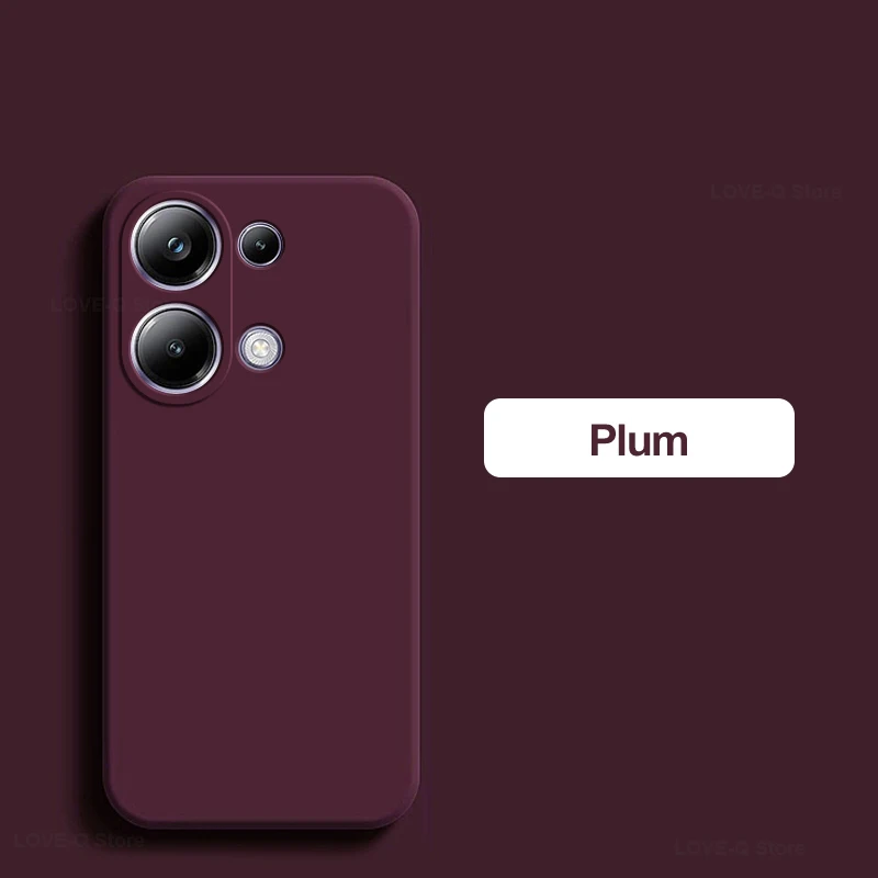 Silicone Solid Color Fall and Collision Protection Phone Case