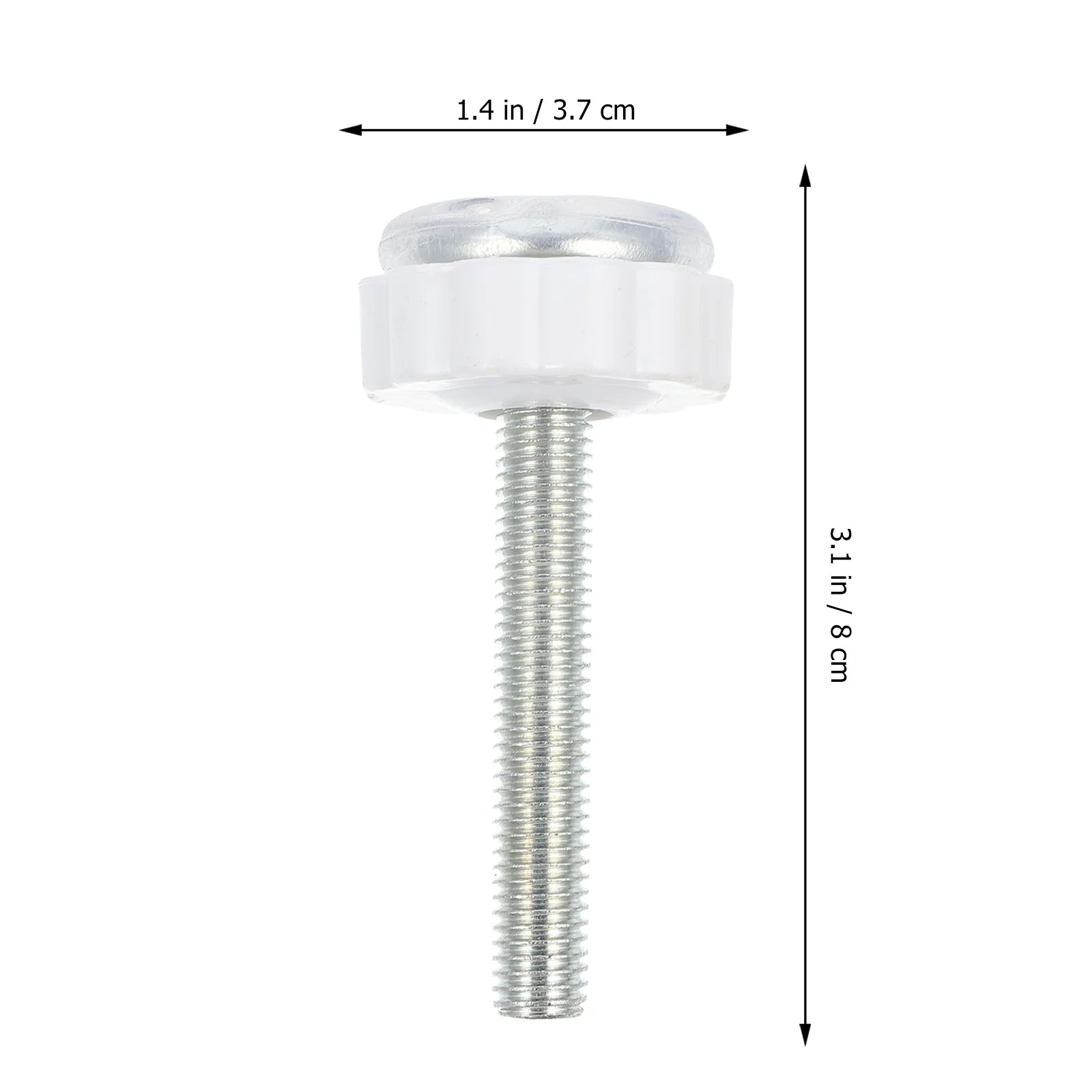 4 Pcs Bolt Fittings Baby Gate Replacements Bolts Threaded Spindle Rods Screw Kit Adapter Gates Mounted