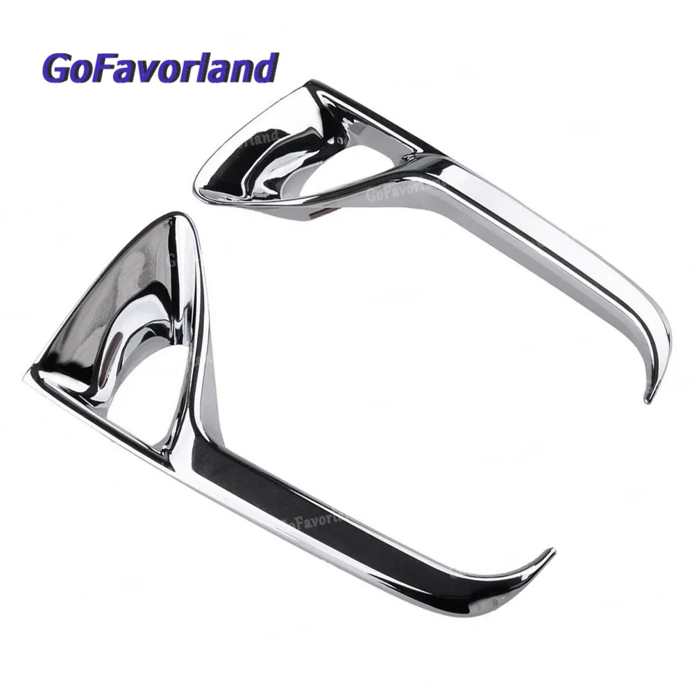 

CITALL Front Fog Light Lamp Cover Trim Decor Chrome Plastic For Lexus RX350 2016 2017 2018 2019