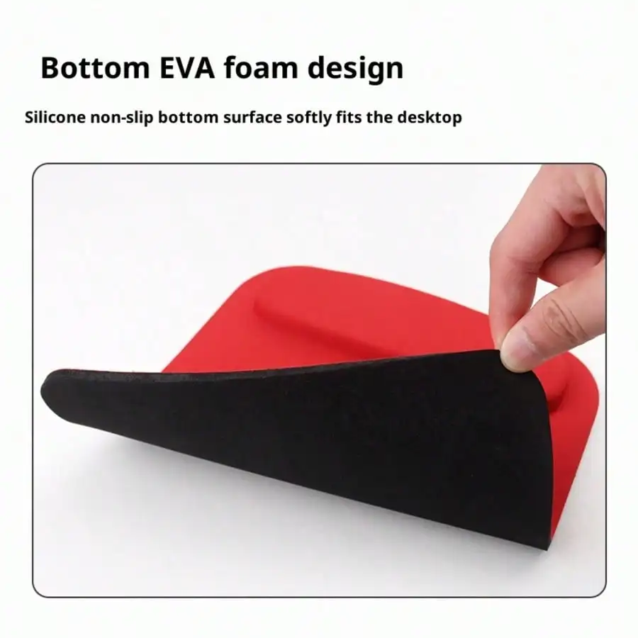 Ergonomic Silicone Wrist Rest Mouse Pad with 3D Comfort Effect for Office Use