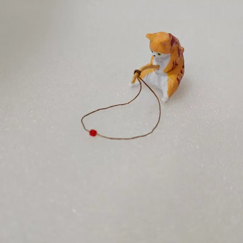 Small  Fishing  Cat Creative Aquarium  Decoration Aquarium  Accessories Fish Tank Accessories Aquarium Accessories Decoracion