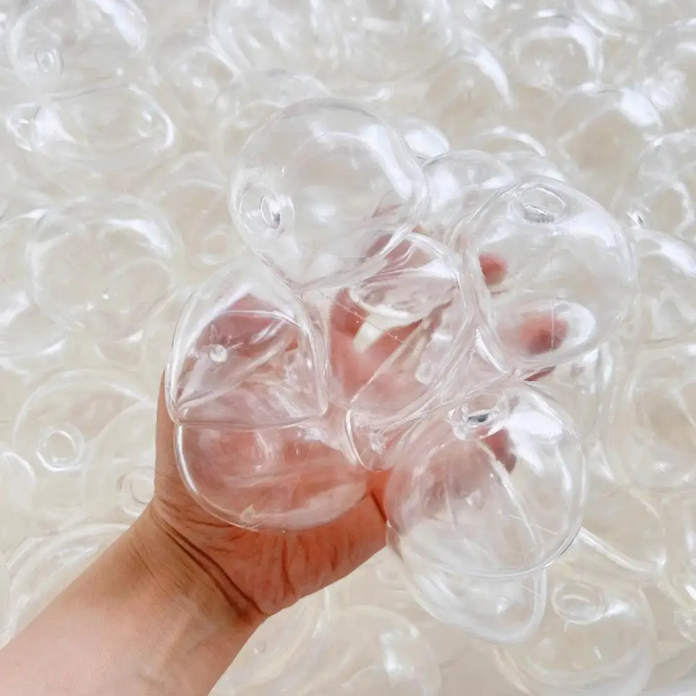 DIY 빈 공 껍질, 수제 스퀴시 장난감용 투명 부드러운 고무 스킨, 말토즈 스퀴즈 볼, 창의적인 스트레스 해소 장난감