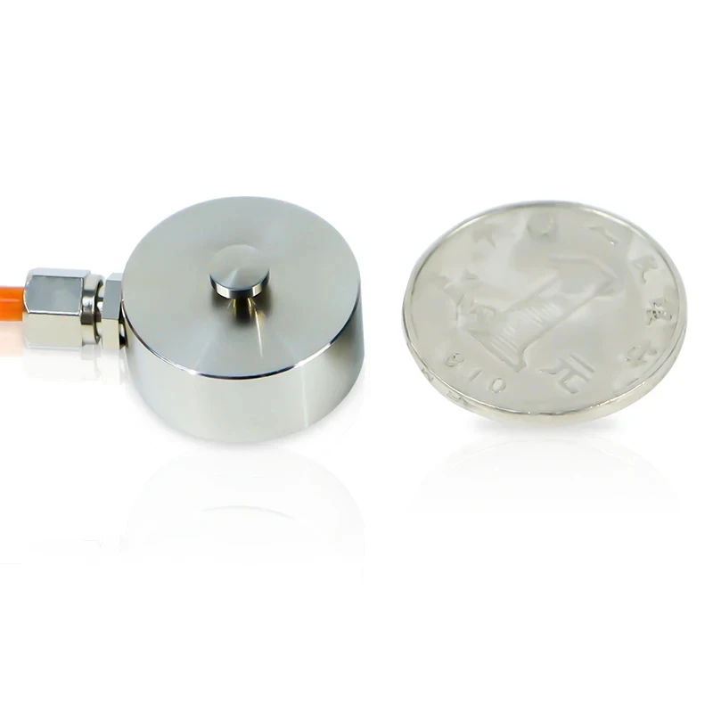 10mm High-Precision Button Load Cell 1-10T Micro Compression Sensor for Tactile Force Test & Robotics