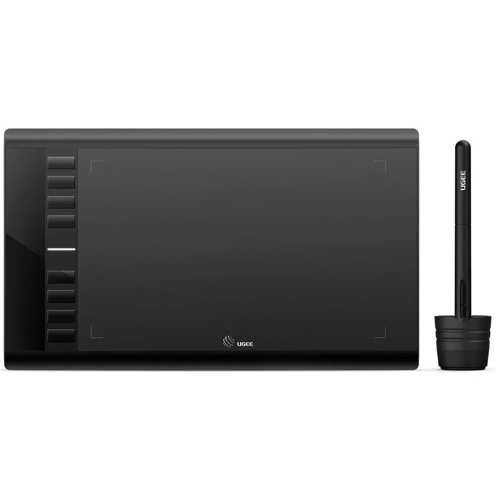 UGEE M708 10 디지털 그래픽 태블릿 펜 드로잉 태블릿 8 핫키 드로잉 보드..