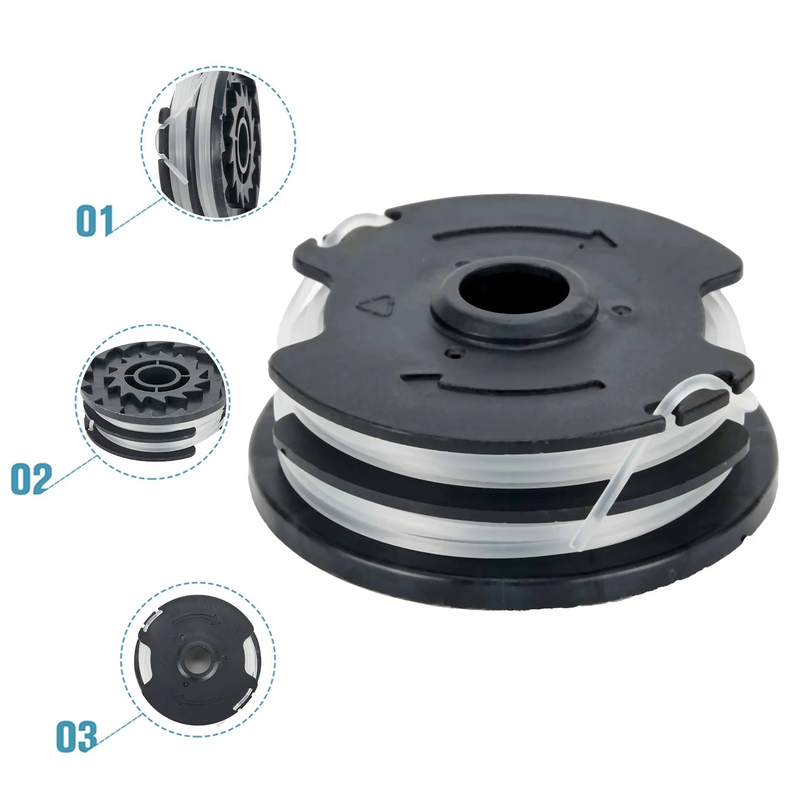 1/6pcs Thread Spools Replacement For LIDL For Parkside Cordless Grass Trimmer PRTA 20-Li A1, B2 Garden String Trimmer