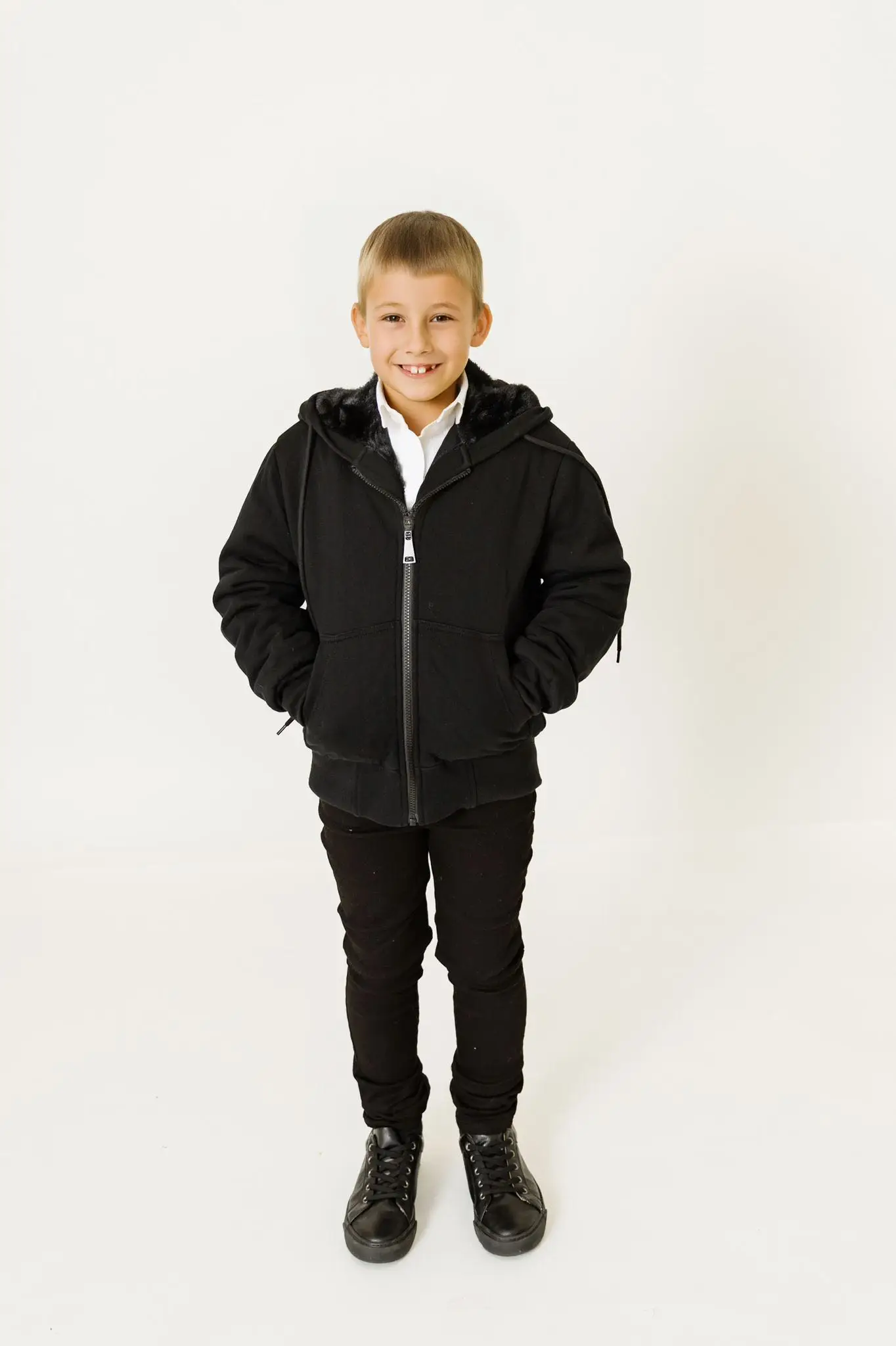 AP Winter Hoodie Children's Sweatshirts Two Layer Thicken Teen Boys and Adult Coats Warm Fur Outdoor Clothing Children Sweater Hooded Sweatshirt Children Hoodie Cotton Hoodie Children Sweatshirt Toddler Sweatshirt Children Top Pullover Hoodie