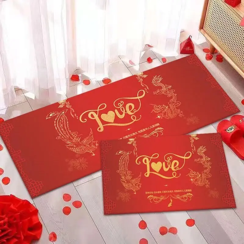 자동차매트 집을 위한 신년 플로어 매트, 축제용 러그, 현관 도어매트 자동차매트 집을 위한 신년 플로어 매트, 축제용 러그, 현관 도어매트