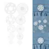 100Pcs Transparent  ABS Plastic Invisible Snap Fasteners Press Button DIY Handmade Crafts  Round Flatback Stud Sewing Accessory 2